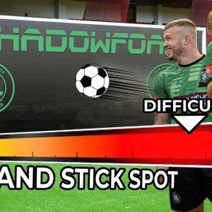 I Challenged Footballers to THIS IMPOSSIBLE Stick The Spot Accuracy Challenge!